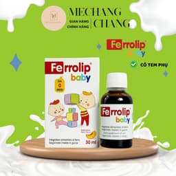 [T8/2028] Bổ Sung Sắt Hữu Cơ FERROLIP BABY dạng siro vị đào thơm dung tích 30ml 4