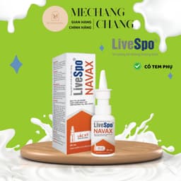 [T1/2028] Xịt bào tử lợi khuẩn LiveSpo NAVAX ngừa viêm tai mũi họng dung tích 20ml cho bé 4