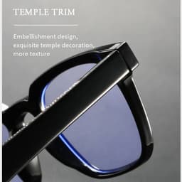 Gọng kính cận thời trang nam nữ NARO EYEWEAR  form vuông chống UV bản lề lò xo - 084600  [Quà tặng] Khăn lau 7