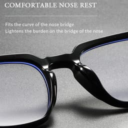 Gọng kính cận thời trang nam nữ NARO EYEWEAR  form vuông chống UV bản lề lò xo - 084600  [Quà tặng] Khăn lau 6
