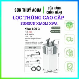 Lọc Thùng Sunsun XWA  3 Ngăn 5 Ngăn Chính Hãng - Lọc Ngoài Hồ Cá Thủy Sinh Chạy Êm Có Van Xả Cặn 9