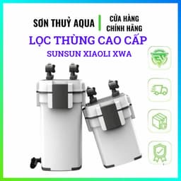 Lọc Thùng Sunsun XWA  3 Ngăn 5 Ngăn Chính Hãng - Lọc Ngoài Hồ Cá Thủy Sinh Chạy Êm Có Van Xả Cặn 2