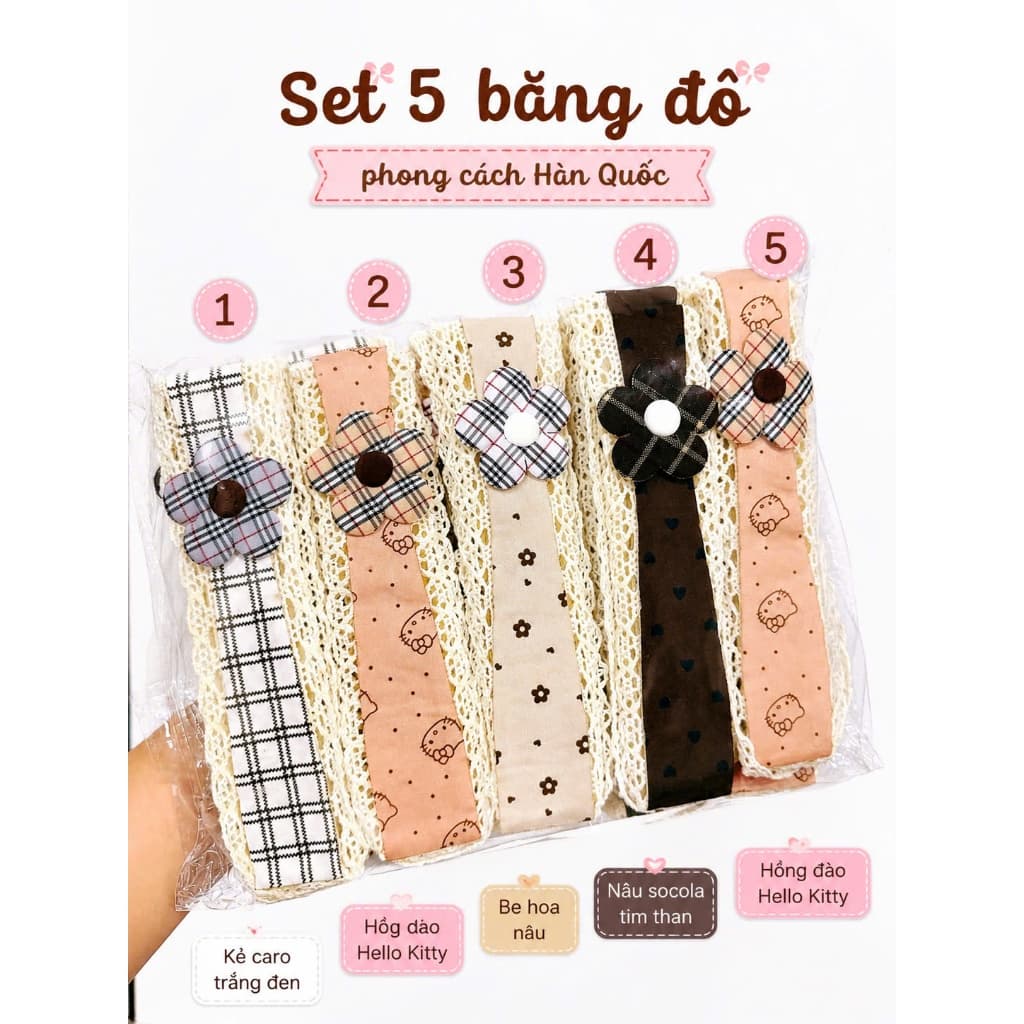 Mới- Dệt Kim Hoa Velcro Tóc Thời Trang Cô Gái Ngọt Ngào Băng Đô Phụ Kiện Tóc