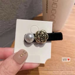 🖤🖤🖤Set 2 kẹp mái nhung kiểu dáng mới 2