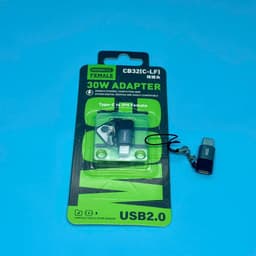 Đầu Chuyển Đổi Remax CB32-C-LF 30W Type-c ra (Li@ght@ning Cái) và UA36D C-L Trong Suốt. LMS 2