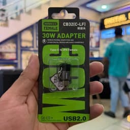Đầu Chuyển Đổi Remax CB32-C-LF 30W Type-c ra (Li@ght@ning Cái) và UA36D C-L Trong Suốt. LMS 7