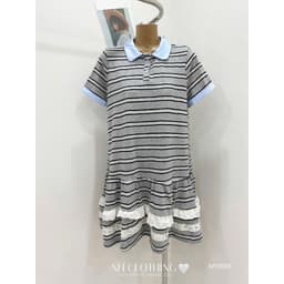 <Đầm Bầu Quynhanhhouse> (NH CLOTHING)Váy suông Váy cotton len kẻ M11893 sm 3