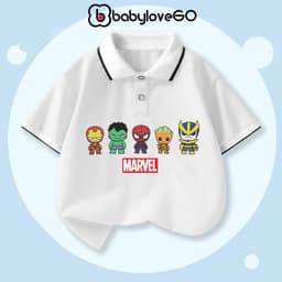 Áo polo cho bé trai BabyloveGO, áo polo cổ bẻ thanh lịch cho bé đi học đi chơi 4