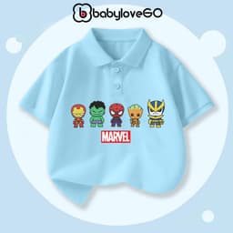 Áo polo cho bé trai BabyloveGO, áo polo cổ bẻ thanh lịch cho bé đi học đi chơi 3