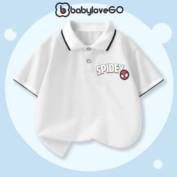 Áo polo cho bé trai BabyloveGO, áo polo cổ bẻ thanh lịch cho bé đi học đi chơi 6