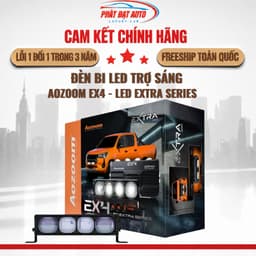 Bi Led trợ sáng Aozoom EX4 3.0 Inch công suất 60W-108W (±2W) bi cầu LED hàng chính hãng lỗi 1 đổi 1 trong vòng 3 năm 1