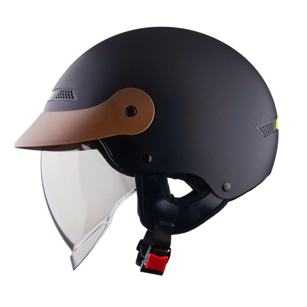 Mũ Bảo Hiểm Nửa Đầu GXT GX03 Kính Âm Có Lưỡi Trai, Size M L XL, Nam Nữ Chính Hãng GXT