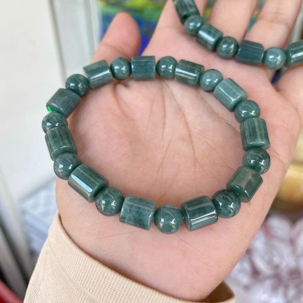 Vòng Tay Lam Ngoc Lu Thống Có Kiểm Định cưng xỉu