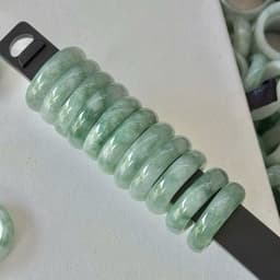 Nhẫn Cẩm Thach Xanh Táo Jadite A Size 16-19mm Tặng Kèm Hộp xinh xinh 4