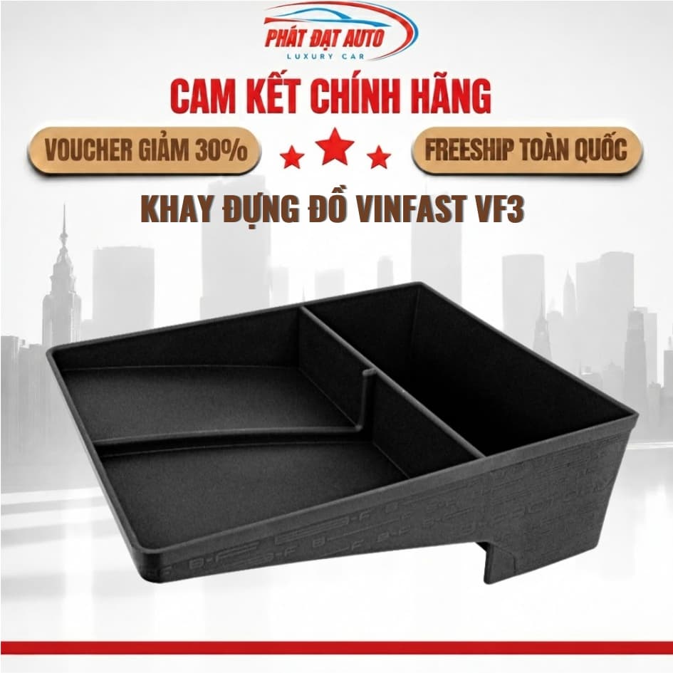 Khay tiện ích sau màn hình VF3 Nhựa ABS Bền Bỉ Chắc Chắn Lắp Đặt Dễ Dàng Bằng Keo 3M Ship Hảo Tốc Quanh Hà Nội
