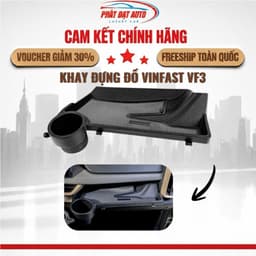 Khay Đựng Đồ Đa Năng VF3 B-Factory, Hộp Để Đồ Hốc Để Ly Móc Treo Đồ Xe VinFast VF3 Ship Hỏa Tốc Quanh Hà Nội 1