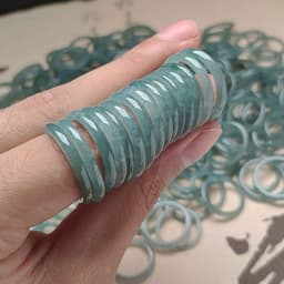 Nhẫn Lam Ngoc Sdep VIP Jadite 5A Size 16-20mm Hàng Kiểm Định mê mê 2