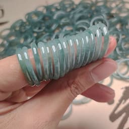 Nhẫn Lam Ngoc Sdep VIP Jadite 5A Size 16-20mm Hàng Kiểm Định mê mê 5
