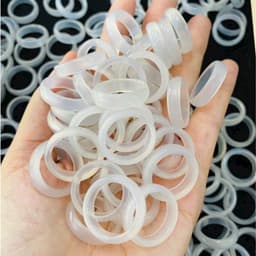 Nhẫn Mã Não Trắng Siêu Đẹp MÊ 2