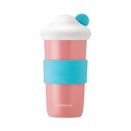 Ly sứ LocknLock có nắp kèm ống hút silicon 510ml SLB018PIK SLB018YEL, Hàng Chính Hãng - JoyMall 1