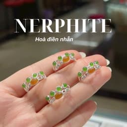 Nhẫn Bac S925 Đính Ngoc Hòa Điền Tu Nhiên SVippp 2