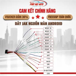 Dây Giắc Nguồn Màn Hình Android Dùng Chung| Lõi Đồng Nguyên Chất | Hàng chuẩn 1