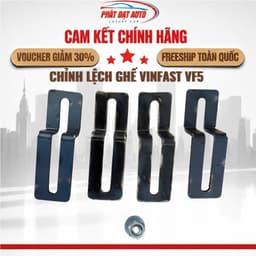 Pat Chỉnh Lệch Ghế VinFast VF5 - Pat Độ Ghế Lái Ô Tô Thép CNC Hàng Chuẩn Zin 1