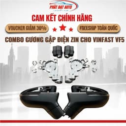 Combo Xương Gập Gương Điện Vinfast VF5 (2023-2024) Kèm Motor Toyota | Hàng Chuẩn Loại 1 LuxuryCars 1