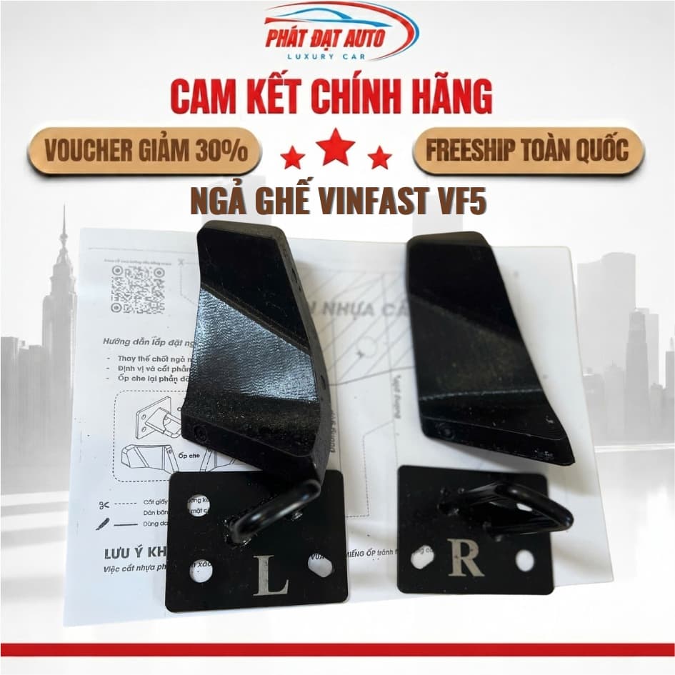Bộ Pat Ngả Ghế Hàng 2 Vinfast VF5 (Tăng 10 Độ) | Thép Chịu Lực Không Cắt Trích | Hàng Chuẩn