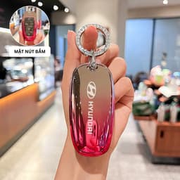 Ốp Chìa Khóa Hyundai Smartkey TPU Ombre Cho SantaFe 2021-2022, Tucson 2022 Chống Trầy Xước, Chống Bụi 5