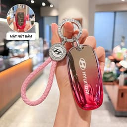 Ốp Chìa Khóa Hyundai Smartkey TPU Ombre Cho SantaFe 2021-2022, Tucson 2022 Chống Trầy Xước, Chống Bụi 8