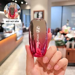 Ốp Chìa Khóa Hyundai Smartkey TPU Ombre Cho SantaFe 2021-2022, Tucson 2022 Chống Trầy Xước, Chống Bụi 3