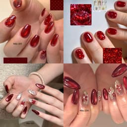 Gel lẻ Mắt Mèo Đỏ Sora 15ml – Tông Đỏ Ruby, Rượu Vang, Đỏ Mận, Cherry Lấp Lánh – Mã 222, 223, 224, 225 1