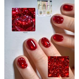 Gel lẻ Mắt Mèo Đỏ Sora 15ml – Tông Đỏ Ruby, Rượu Vang, Đỏ Mận, Cherry Lấp Lánh – Mã 222, 223, 224, 225 4