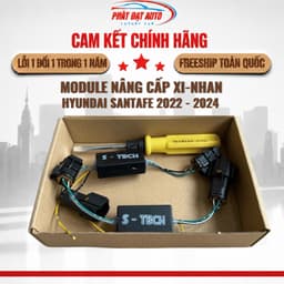 Modul Nâng Cấp Xi-nhan Hyundai Santafe Đời 2022 - 2024 Cắm Zin, lắp đặt dễ dàng tại nhà  lỗi 1 đổi 1 trong 1 năm 1