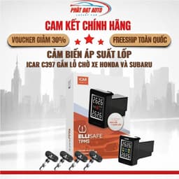 Cảm biến áp suất lốp iCar C397 gắn lỗ chờ xe Honda và Subaru - LuxuryCars 1