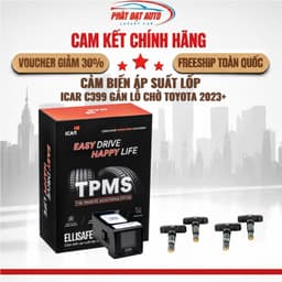 Cảm biến áp suất lốp iCar C399 gắn lỗ chờ Toyota 2023+ - LuxuryCars 1