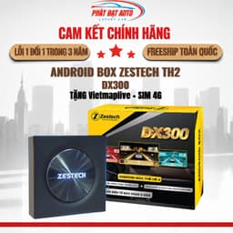 Android Box Zestech DX300 TH2 Màn Zin Thành Android Tặng VIETMAPLIVE và SIM 4G Cấu hình mạnh mẽ điều khiển giọng nói 1