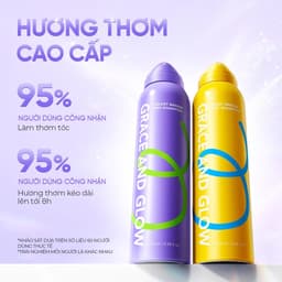 Xịt Gội Khô Grace And Glow Chính Hãng 150ml Kiềm Dầu Làm Tơi Tóc Thơm Lâu Hương Nước Hoa Skin House 5