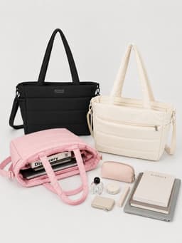 [SP] Túi BIG SMART Phao To Chần Bông Du Lịch Đi Làm Chống Sốc Tote Học Thể Thao | MIDORI FOR MAN 8