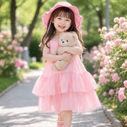 Váy bé gái đi biển, đi chơi S.A.MKIDS sát nách dây  nơ 3 màu sắc công chúa xinh đẹp cho bé chất liệu tơ ánh kim 8-28KG 2