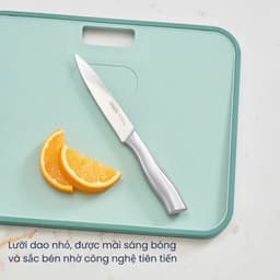 Dao Nhà Bếp Inochi Chính Hãng | Cán Thép Không Gỉ Sáng Bóng, Không Bám Mùi, An Toàn Sức Khỏe 4