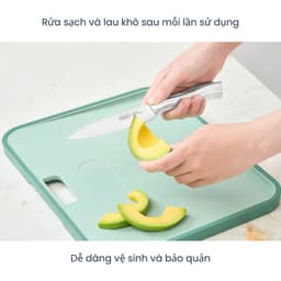 Dao Nhà Bếp Inochi Chính Hãng | Cán Thép Không Gỉ Sáng Bóng, Không Bám Mùi, An Toàn Sức Khỏe 7