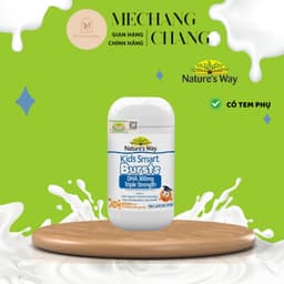 [ T5/2028] Viên Nhai Nature's Way Kids Smart DHA Burst 300mg Triple Strength Tăng Cường Phát Triển T 4