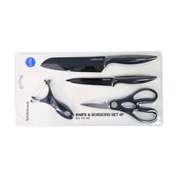 Bộ 4 Món Dao Kéo Nhà Bếp LocknLock CKK306S4 Bằng Thép Không Gỉ, Hàng Chính Hãng - JoyMall 2
