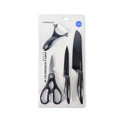 Bộ 4 Món Dao Kéo Nhà Bếp LocknLock CKK306S4 Bằng Thép Không Gỉ, Hàng Chính Hãng - JoyMall 1