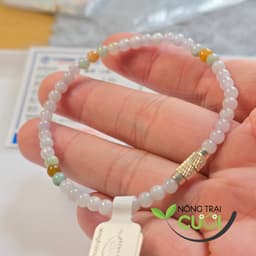 Chuỗi Cam Thach Đa Bảo Tím type A, hạt 3.8mm - Nông Trại Cười 4