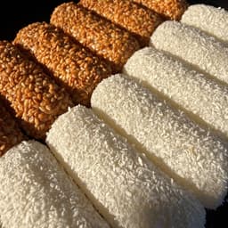 Bánh Mochi Dài Phủ Mè Rang Phủ Dừa, Set 16 Bánh Thơm Dẻo Mềm Ngon, Bánh Mochi Mix Vị Set 468Gr 9