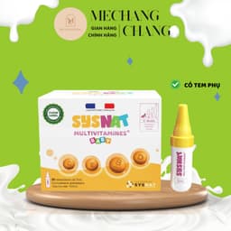 [Date T2/2029] Siro bổ sung Vitamin Sysnat Multivitamines Baby cho bé từ 6m hộp 20 ống Pháp nhập khẩu 4