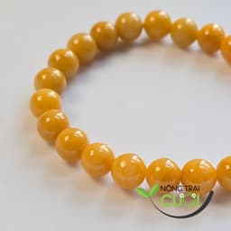 Chuỗi Cam Thach Hoàng Phỉ type A, hạt 7.8mm, không kèm giấy kiểm định - Nông Trại Cười 2